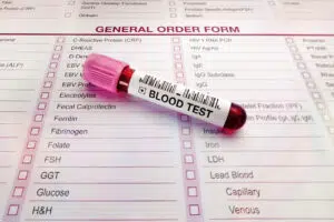 BLOOD TEST PICTURE 1